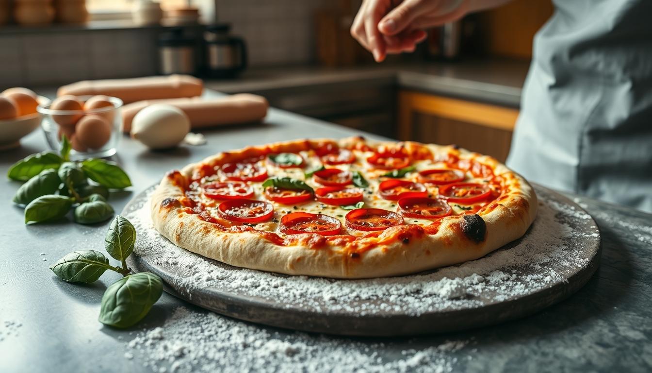 Home cook preparing ingredients in the kitchen